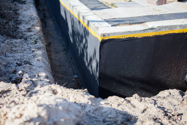 Residential Waterproofing installation at a Junction City, KY home by SJ Waterproofing Pros